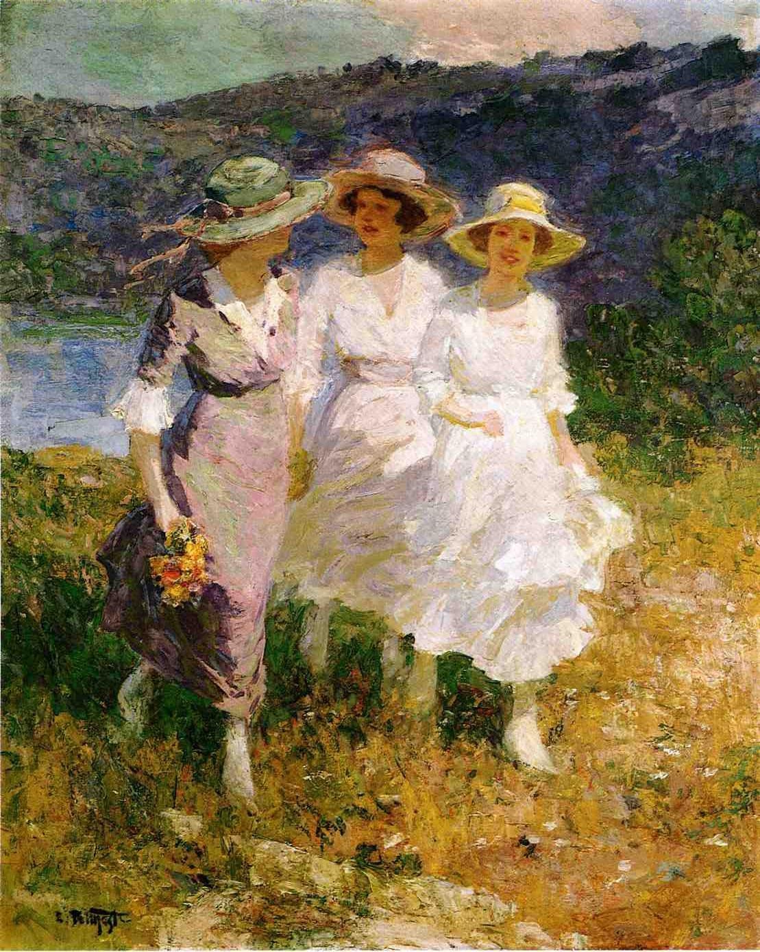 Edward Henry Potthast Walking in the Hills